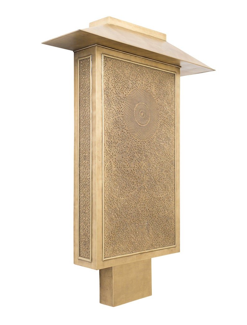 Handmade Brass Moroccan Wall Sconce - Designer Lamp for Elegant Home Décor