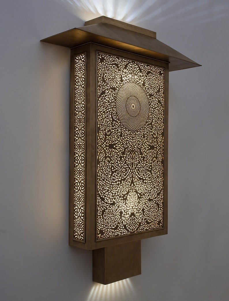 Palace Moroccan Brass Wall Sconce