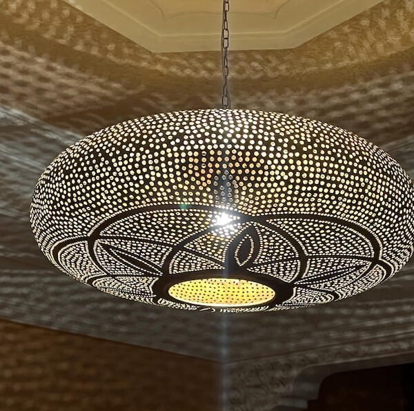 Handcrafted Moroccan Brass Pendant Light