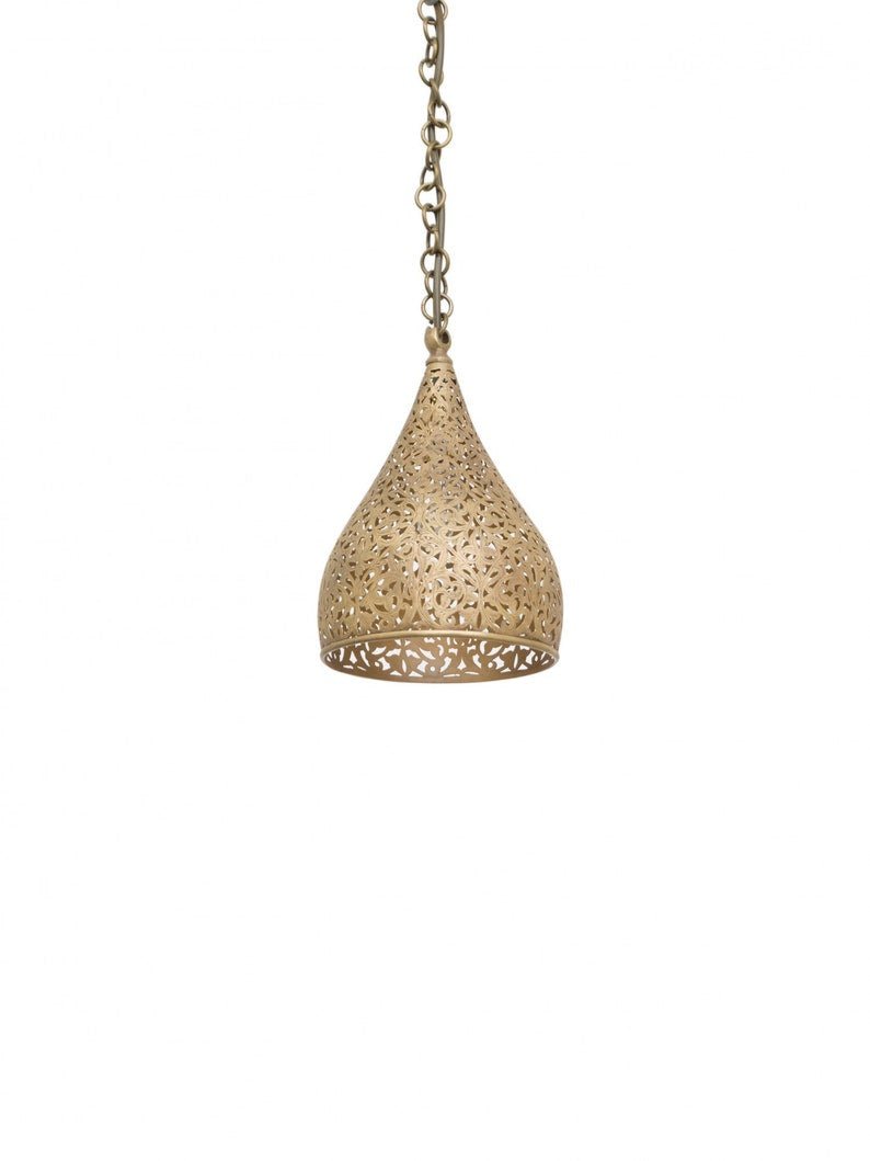 Pendant light, brass pendant light, Moroccan Brass Pendant Light, Moroccan Light Fixtures, Simple Moroccan pendant lamp