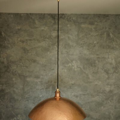 Copper Light Fixture, Hammered Solid Copper Dome Pendant Light, Ceiling Light | Duty-Free