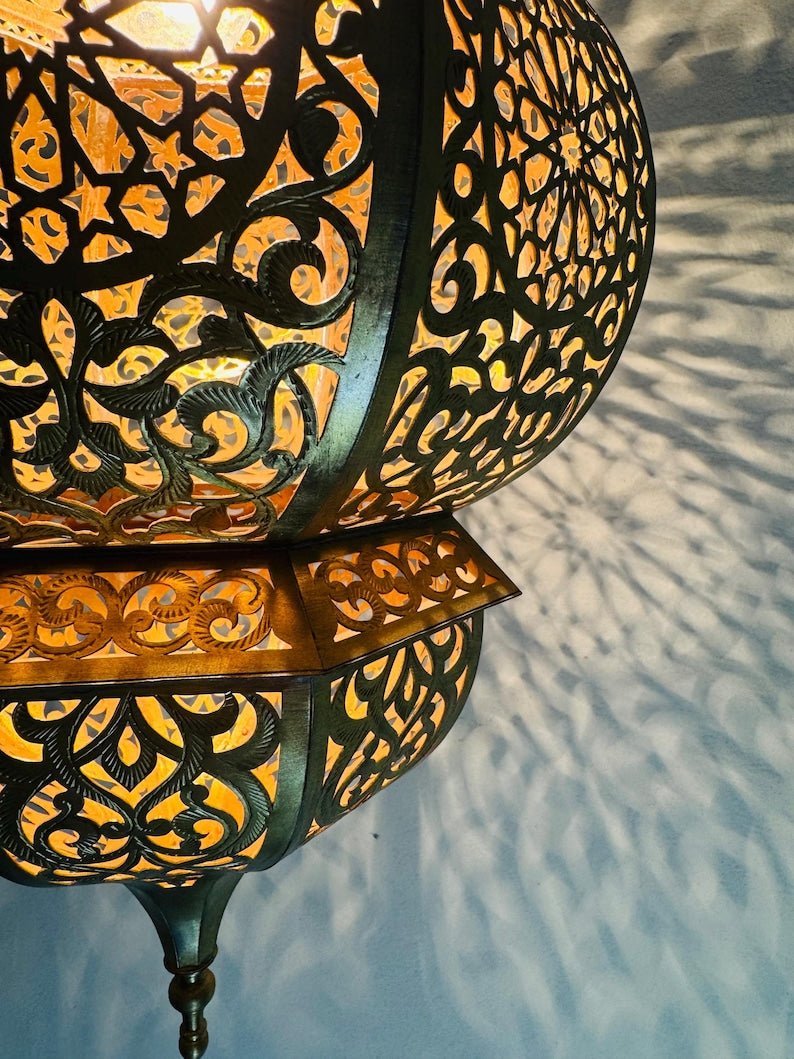 Brass pendant lights, Moroccan handmade design, pendant lamps