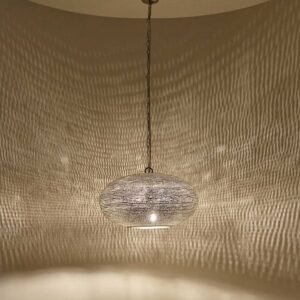 Moroccan Brass Dome Pendant Light