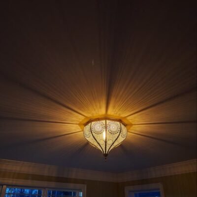 Pointed Lantern Shadow Fixture for Living Room or Bedroom ​