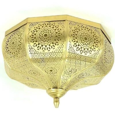 Moroccan Light Fixtures- Handmade Flush Ceiling Light, Simple Moroccan Ceiling lamp, Ceiling Light Fixture