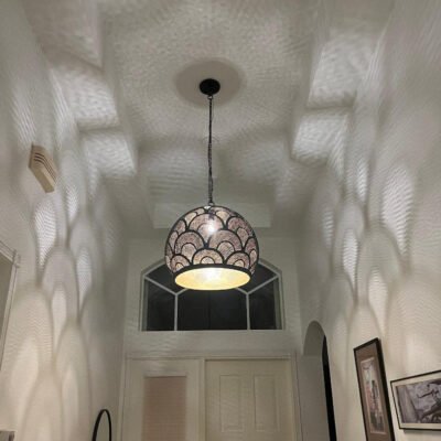 Handmade Moroccan Pendant Light – Arabian Hanging Lamp – Golden Ceiling Lantern – Oriental Home Decor & Gift Lighting