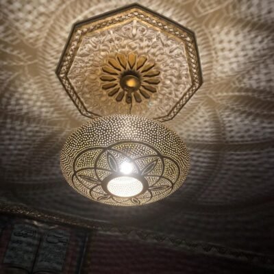 Handmade Moroccan Brass Pendant Light Fixture Rustic Farmhouse Hanging Ceiling Lamp Boho Chandelier for Kitchen, Dining Room & Entryway Handmade Moroccan Brass Pendant Light Fixture Rustic Farmhouse Hanging Ceiling Lamp Boho Chandelier for Kitchen, Dining Room & Entryway