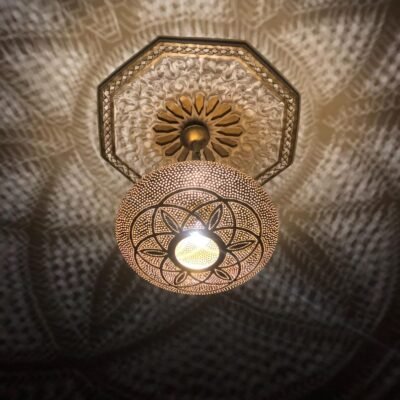 Handmade Moroccan Brass Pendant Light Fixture Rustic Farmhouse Hanging Ceiling Lamp Boho Chandelier for Kitchen, Dining Room & Entryway Handmade Moroccan Brass Pendant Light Fixture Rustic Farmhouse Hanging Ceiling Lamp Boho Chandelier for Kitchen, Dining Room & Entryway